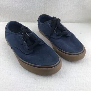 Vans Chima Pro Mens Blue Lace-Up Low-Top Sneakers Casual Skate Shoes Size 7.5